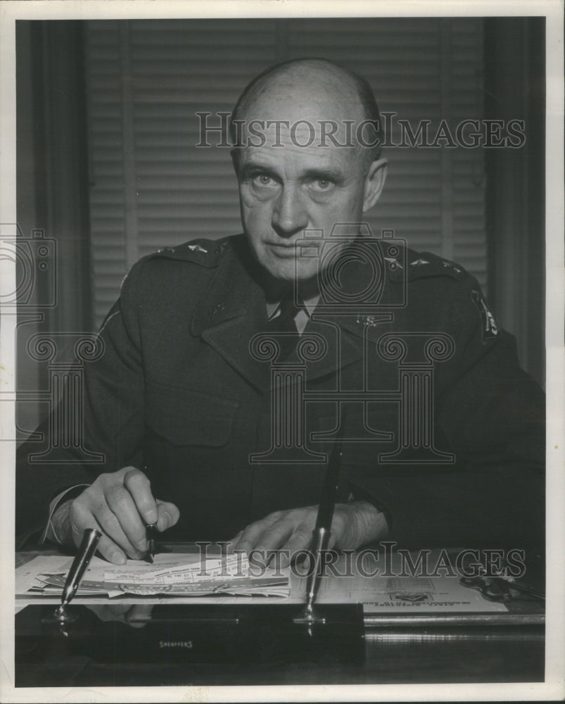 1955 Press Photo Lieutenant General Hobart Gay- RSA62905- Historic Images