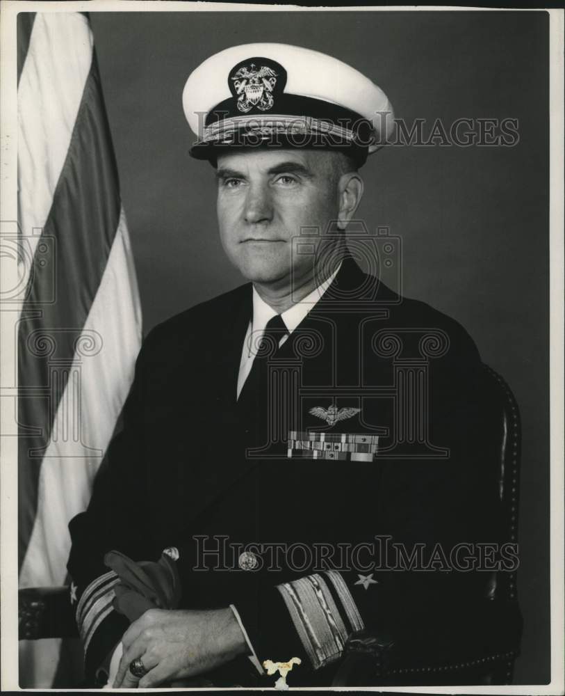 1967 Press Photo Rear Admiral J.L. Abbott Jr., Alabama - amra08881- Historic Images
