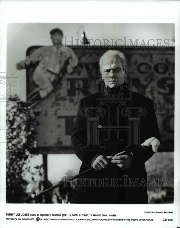 1994 Press Photo Tommy Lee Jones stars as Ty Cobb