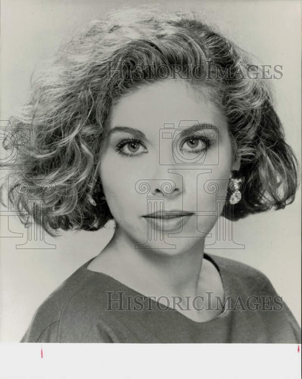 1986 Press Photo Allison Kyle Leopold, fashion designer. hpp25984