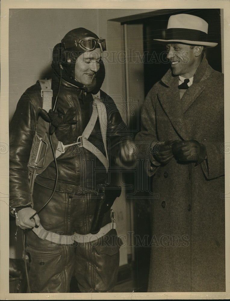 1934 Press Photo Lieut. GR McGuire, AA Kessler - neb70478- Historic Images