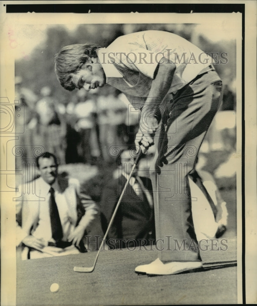 1974 Press Photo Golfer Bud Allin at Doral Open Tournament in Miami Florida- Historic Images