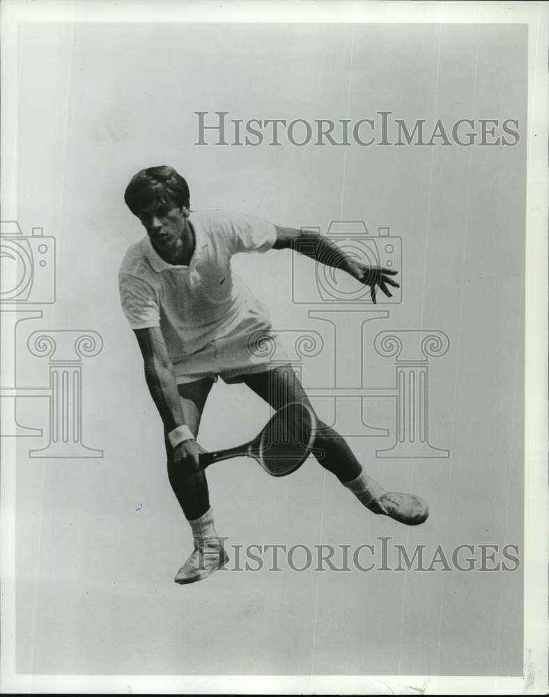 1970 Press Photo Eric Van Dillen, youngest Davis Cupper in years - nos34897- Historic Images