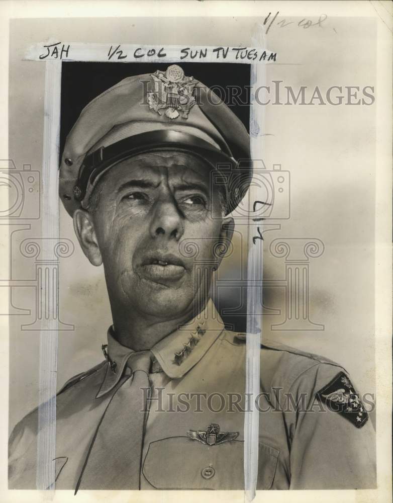 1961 Press Photo General George C Kenney, US Air Force - pio02446- Historic Images