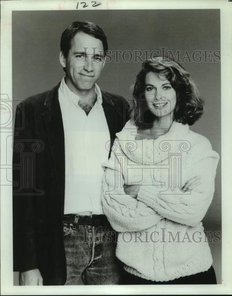 1985 Press Photo Actors John Getz and Kathryn Harrold - sap20841- Historic Images