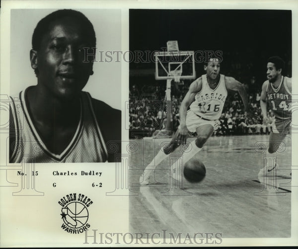 Press Photo Charles Dudley Golden State Warriors Basketball Player At press-photo-charles-dudley-golden-state-warriors-basketball-player-at