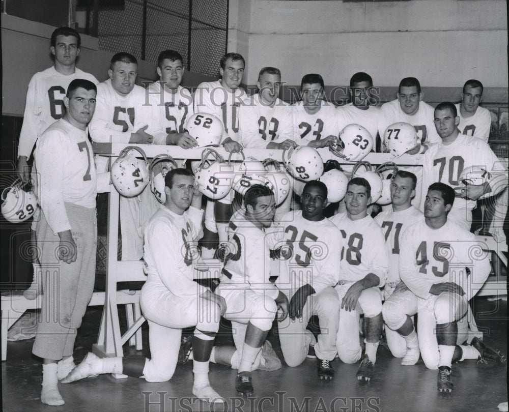 1963 Press Photo Football College Group Washington State - spa34468- Historic Images