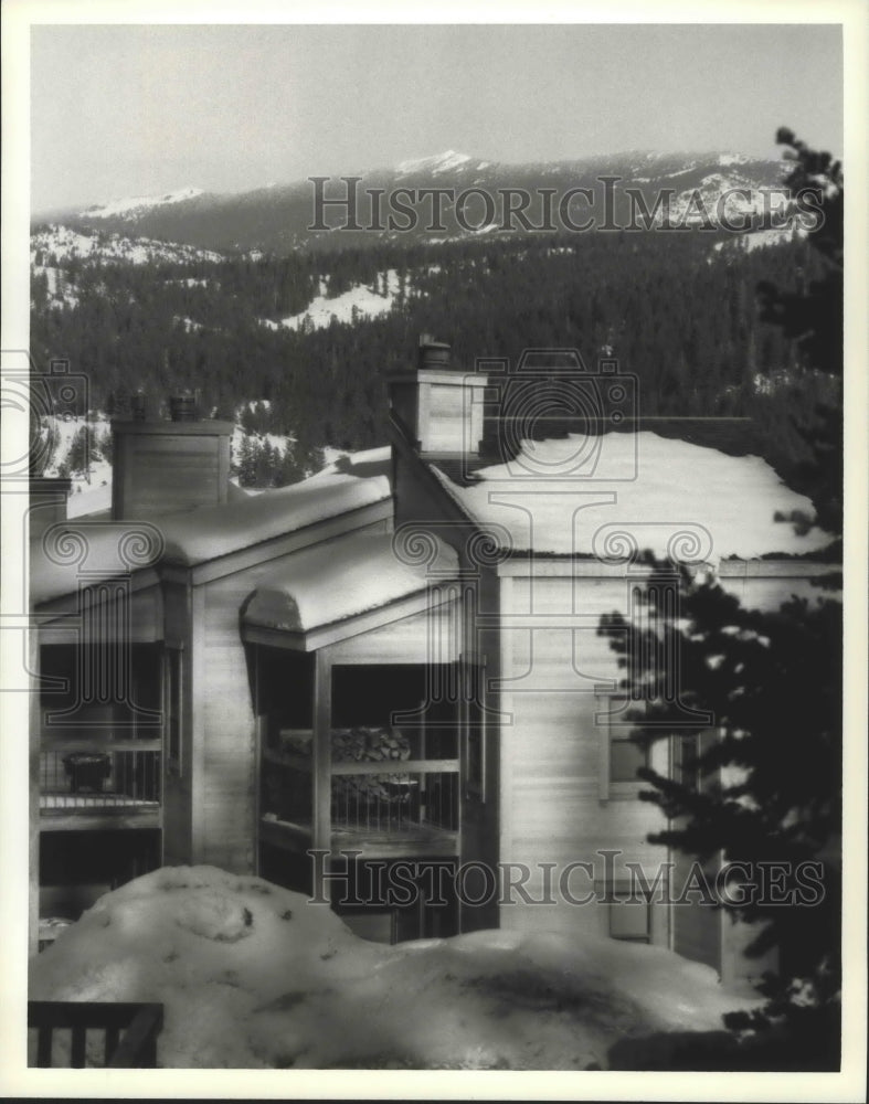 1990 Press Photo Vacation Home In Tahoe for Skiers at Northstar-At-Tahoe- Historic Images