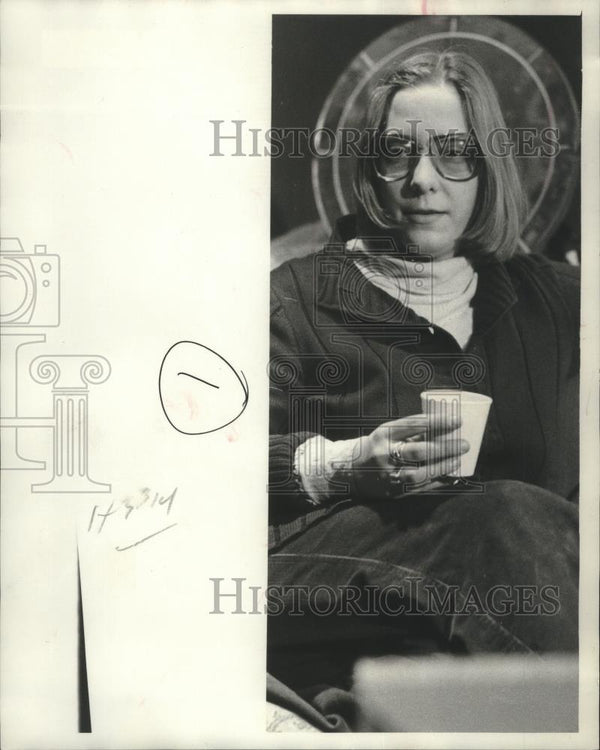 Mary Nelson, House Manager, Theatre X, Milwaukee, 1977 vintage press photo print Historic Images