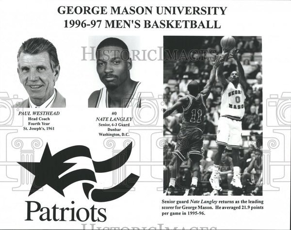 Paul Westhead Basketball Player Head Coach Undated vintage press