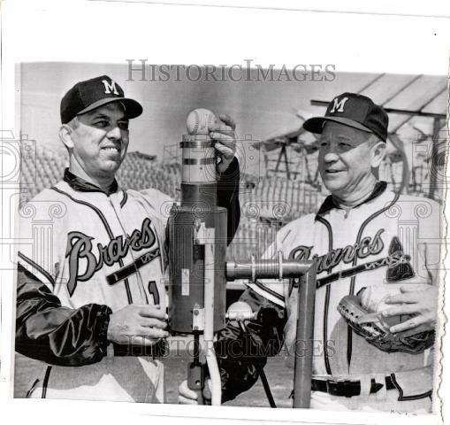 1963 Press Photo Bob Bragan Milwaukee Braves - Historic Images
