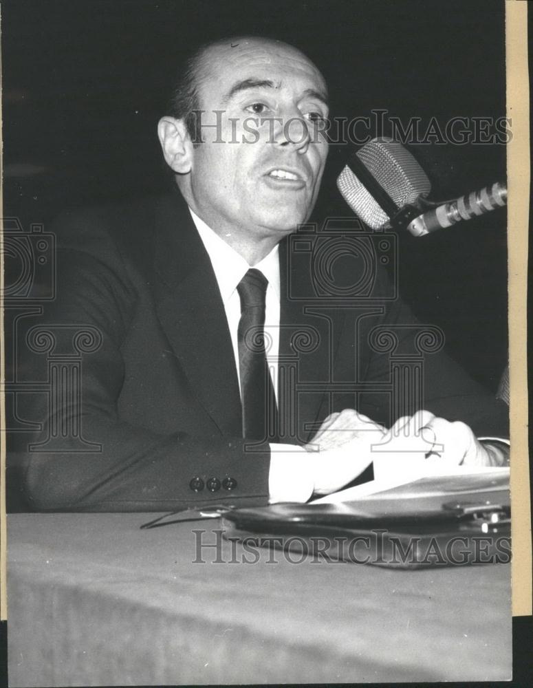 Press Photo Bologna Lord Mayor Professor Renato Zangheri Italian Communist Party - Historic Images