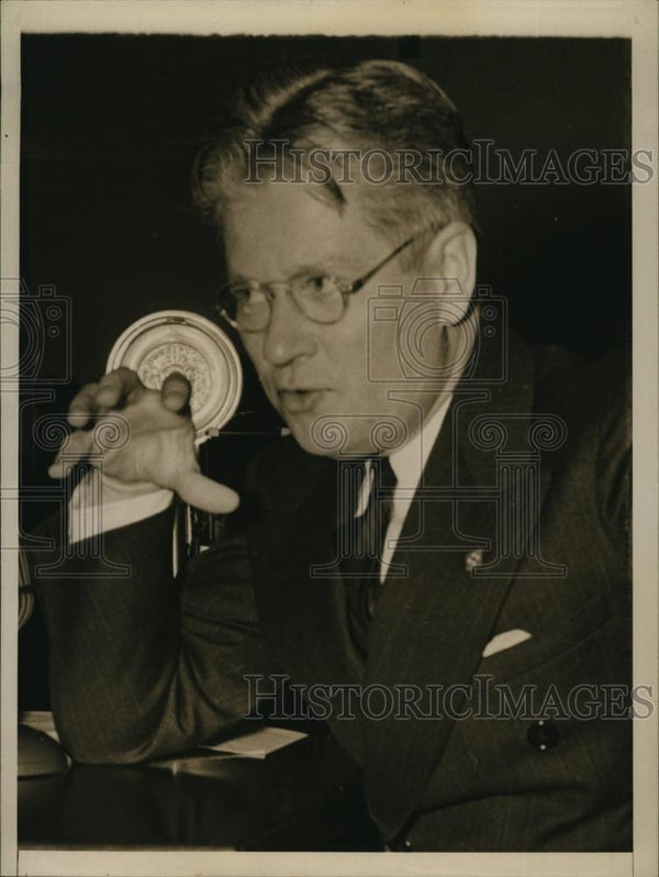 1941 Press Photo Former Governor of Wisconsin Philip La Follette RSL