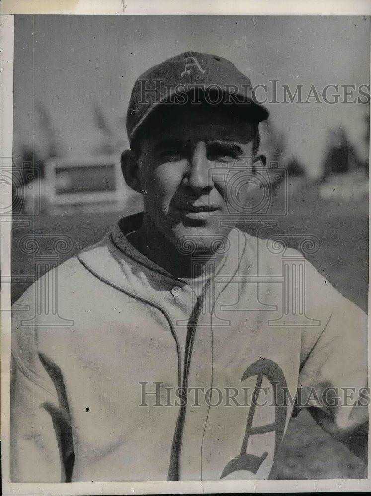 1932 Press Photo Philadelphia A's pitcher E dTrask - nea08093 - Historic Images