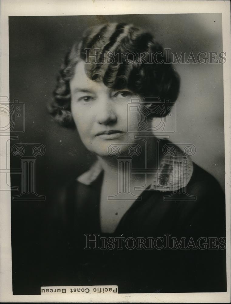 1927 Press Photo Mrs. Lura Todd Wells - Historic Images