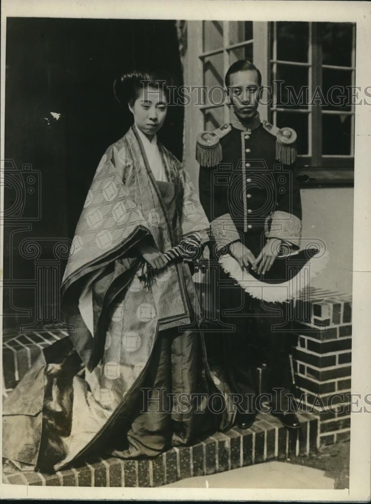1926 Press Photo Princess Atsuko Fushiminomiya married to Count Kiyosumi - Historic Images