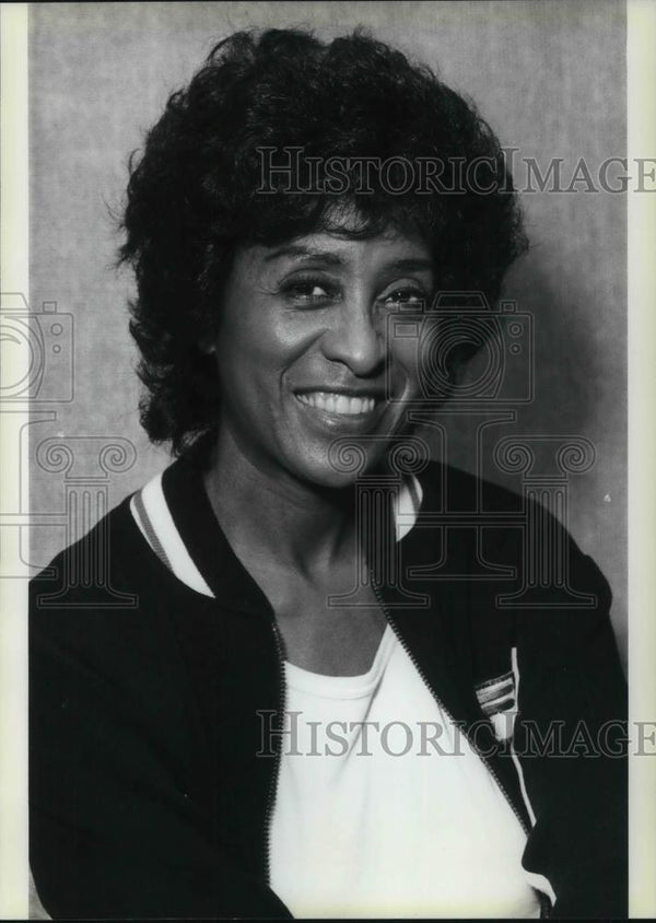 1985 Press Photo Marla Gibbs Actress Los Angeles Interview Cvp11889