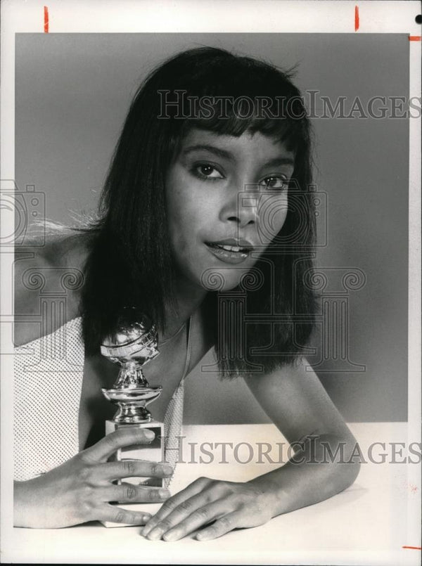 1981 Press Photo Rosanne Katon in The 38th Annual Golden Globe Awards