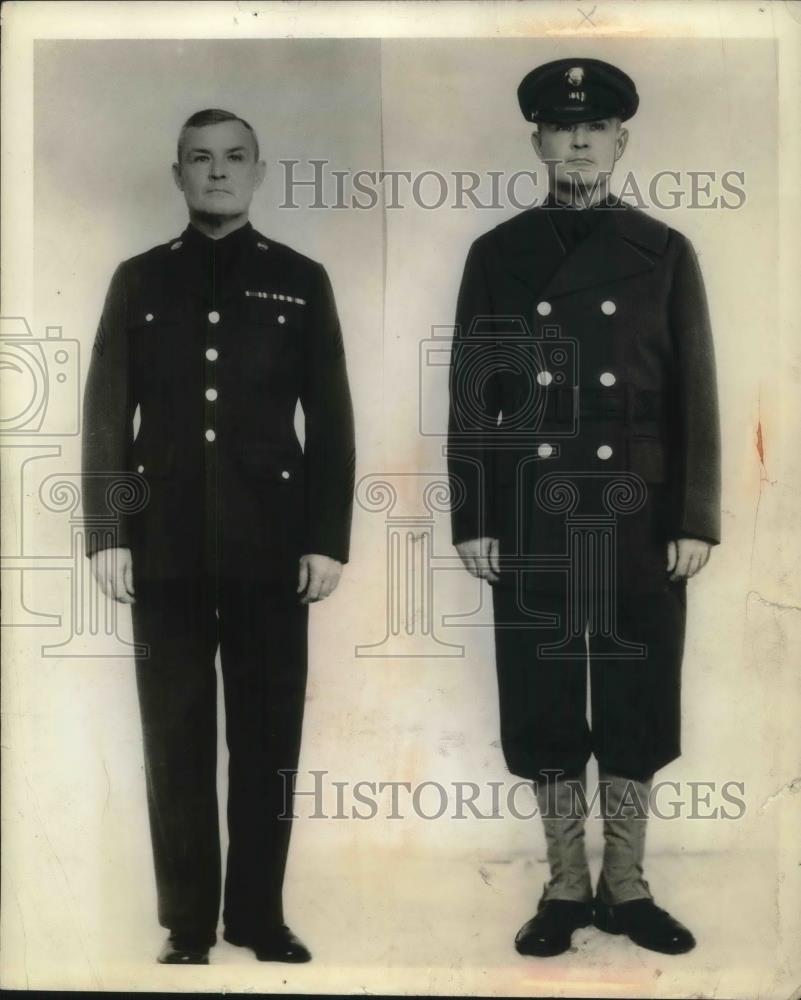 us military dress uniforms 1930 Press Photo New US Army uniforms modeled by soldiers – Historic Images