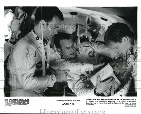 1995 Press Photo Tom Hanks Bill Paxton Kevin Bacon in Apollo 13 - cvp5 ...