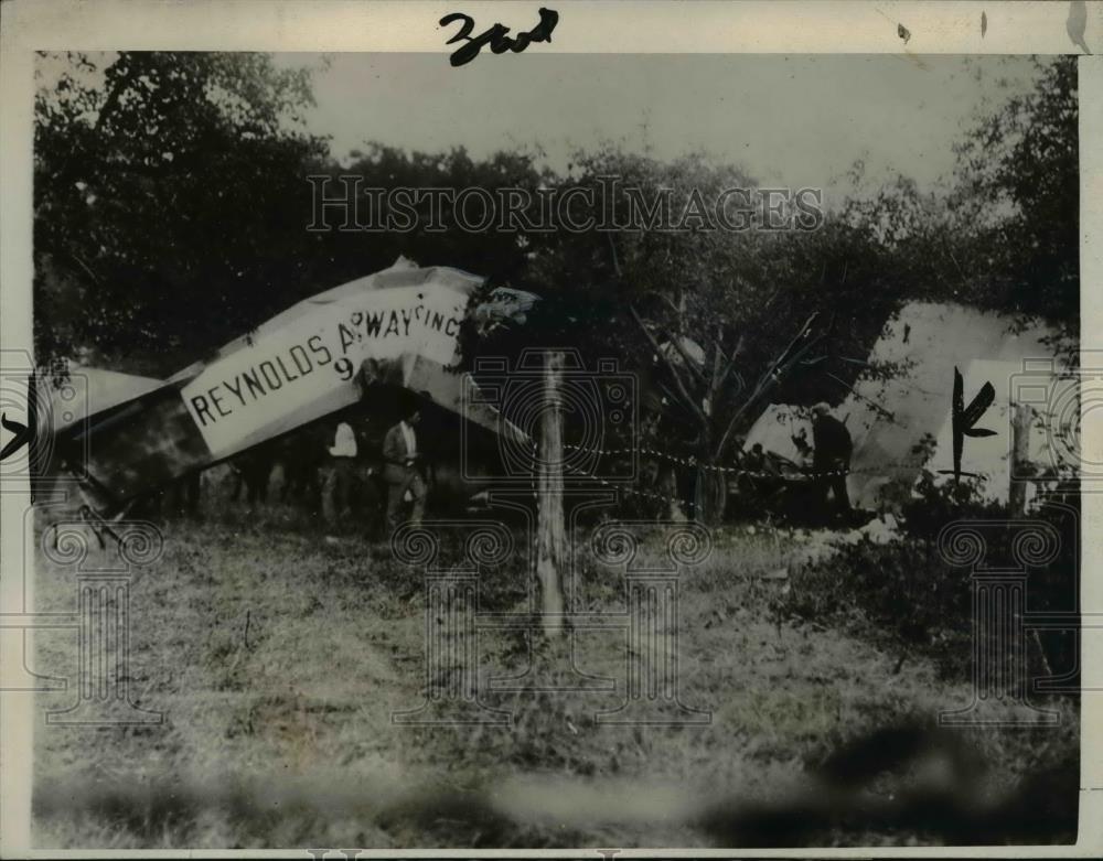 1927 Press Photo Cheap Airplane New Bruiswick Jupiter Fokker Plane Crashed - Historic Images