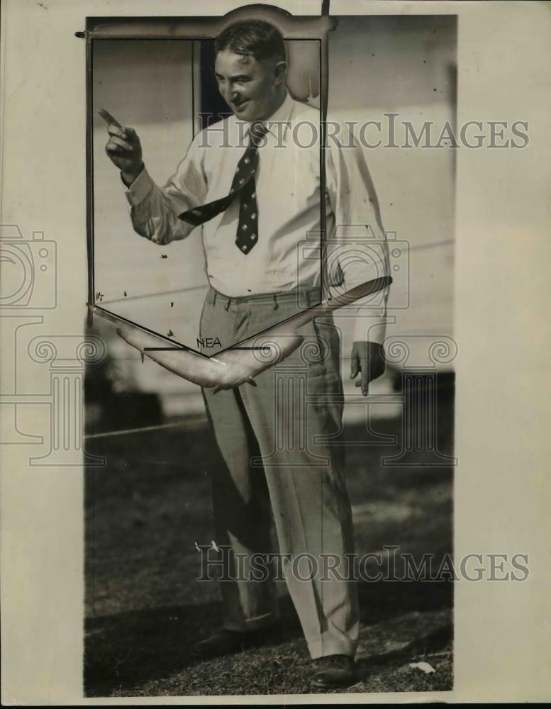 1929 Press Photo Frankie Edwards New Orleans boxing promoter - net24146 - Historic Images