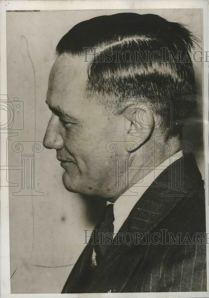 1937 Press Photo Boxer Willie Ritchie Southern California Athletic Inspector - Historic Images