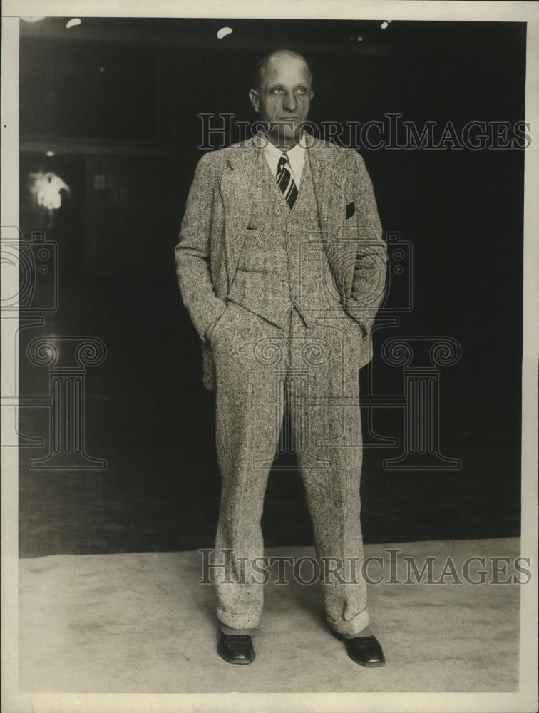 1929 Press Photo Mr Lou Magnolia former light heavyweight boxer - net32393 - Historic Images