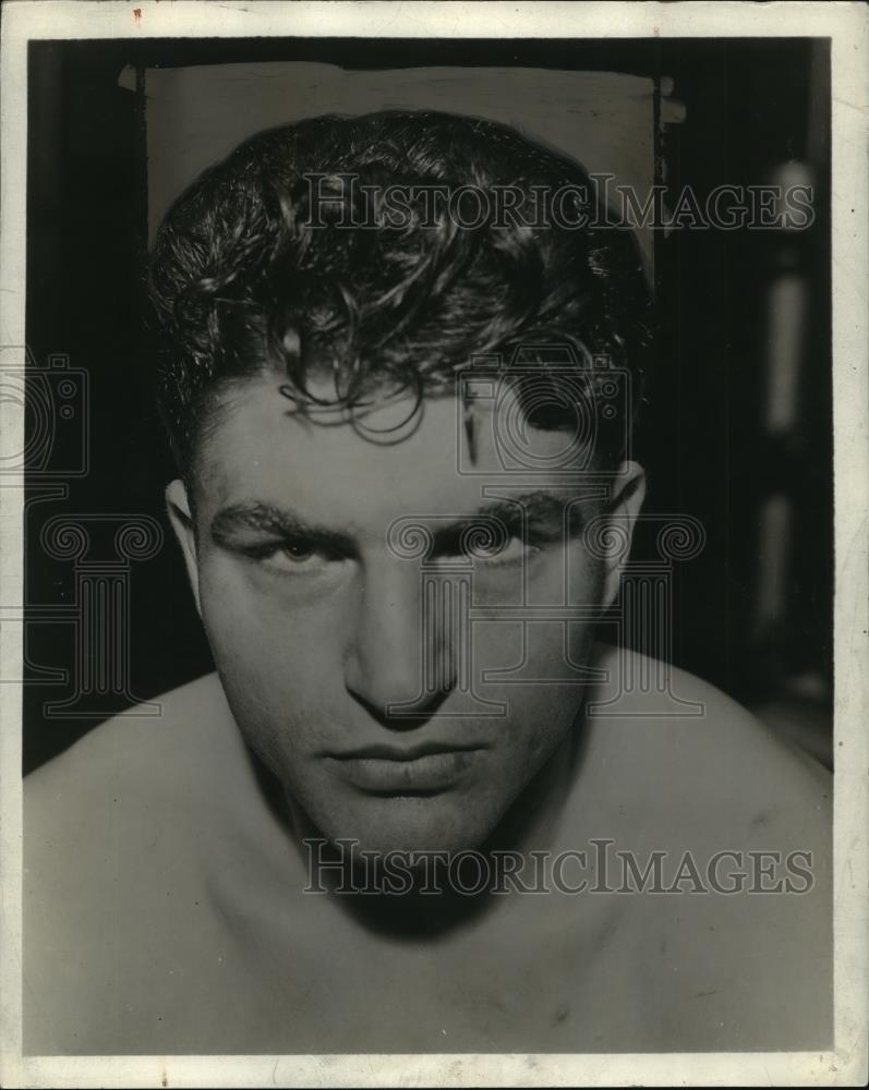 1938 Press Photo Boxer Lou Nova in training for championship fight - net33439 - Historic Images