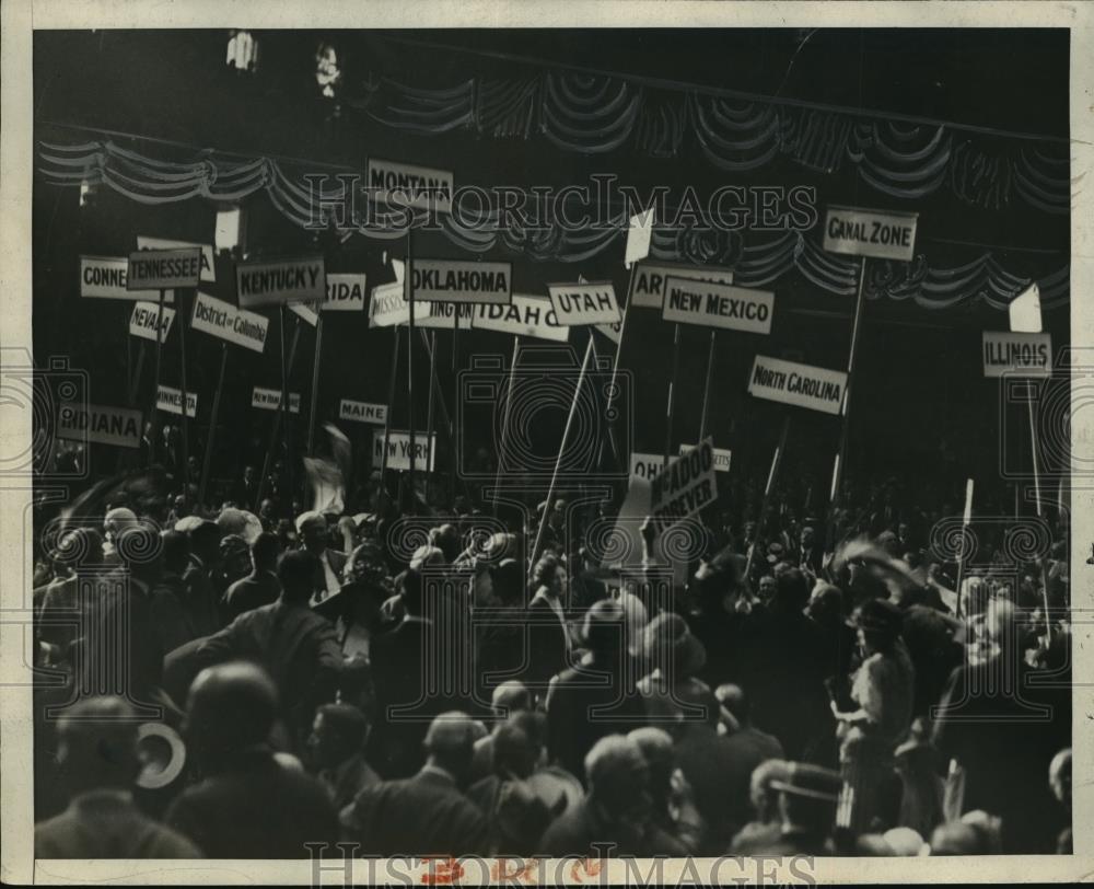1924 Press Photo Scene at Democratic National Convention, Madison Square Garden - Historic Images