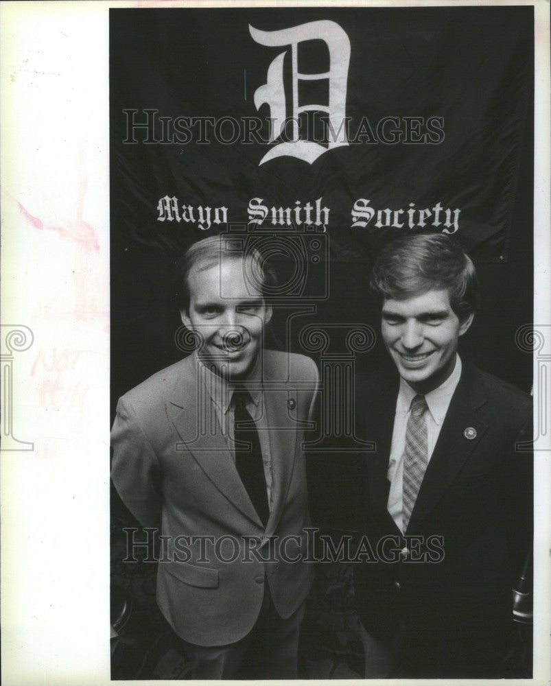 1984 Press Photo Dennis Dale Petrovskey Mayo Smith - Historic Images