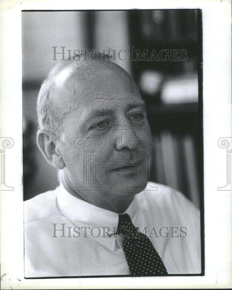 1984 Press Photo Edward Parks Vice Chancellor - Historic Images