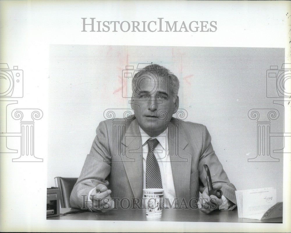 1984 Press Photo Gerald Letzer founder Oral Orthodontic - Historic Images