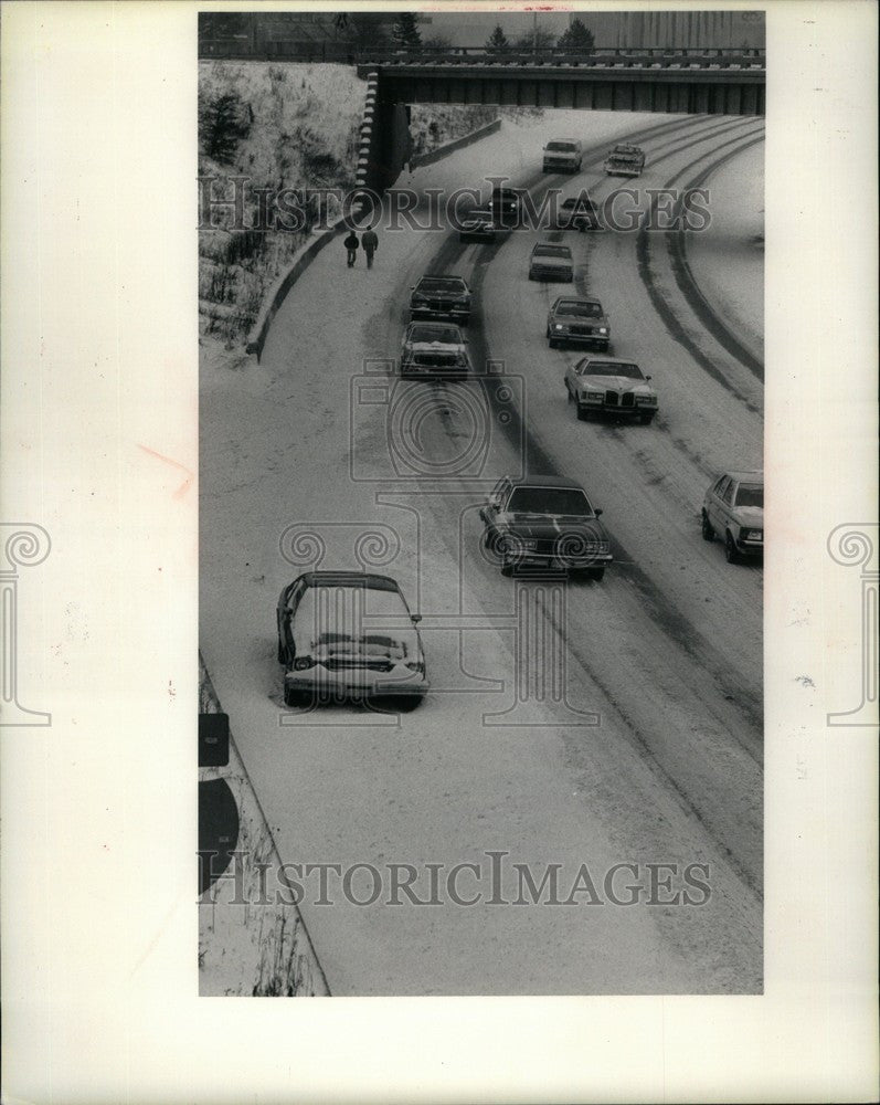 1984 Press Photo Freeway Gardenia I-75 services - Historic Images