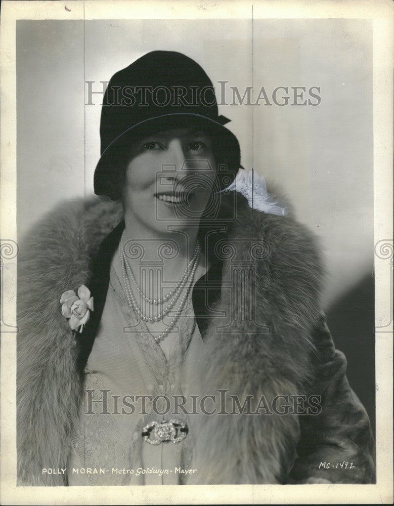 1935 Press Photo Polly Moran Actress comedian vaudevill - Historic Images