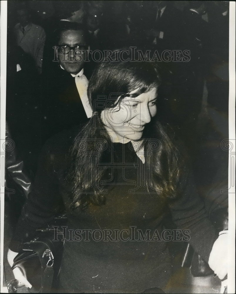 1970 Press Photo Alain Geismar Trial Opens In Paris Maoist Leader Charge-Wife - Historic Images