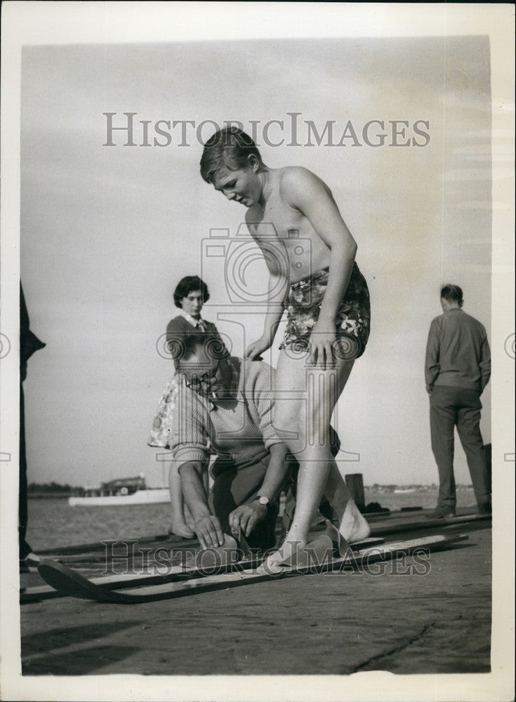Press Photo Terry Spinks/Olympic Gold Medal Boxer/Skiing/Otto Fischer/Engineer-Historic Images