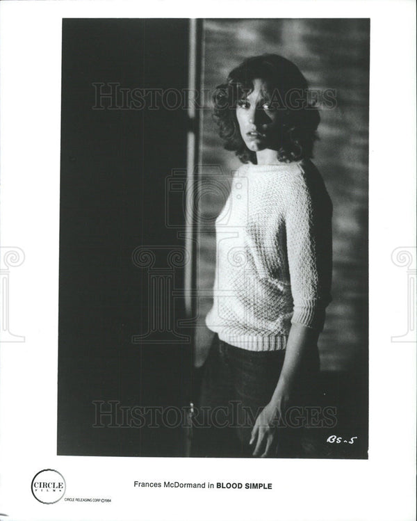 Blood Simple Frances McDormand 1984 Vintage Promo Photo Print blood-simple-frances-mcdormand-1984-vintage-promo-photo-print