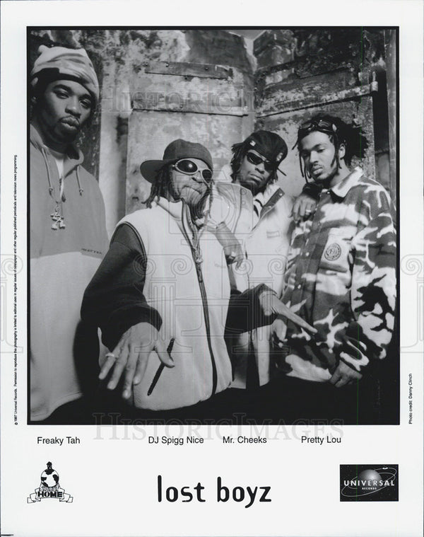 Press Photo Lost Boyz Freaky Tah DJ Spigg Nice Mr. Cheeks Pretty Lou