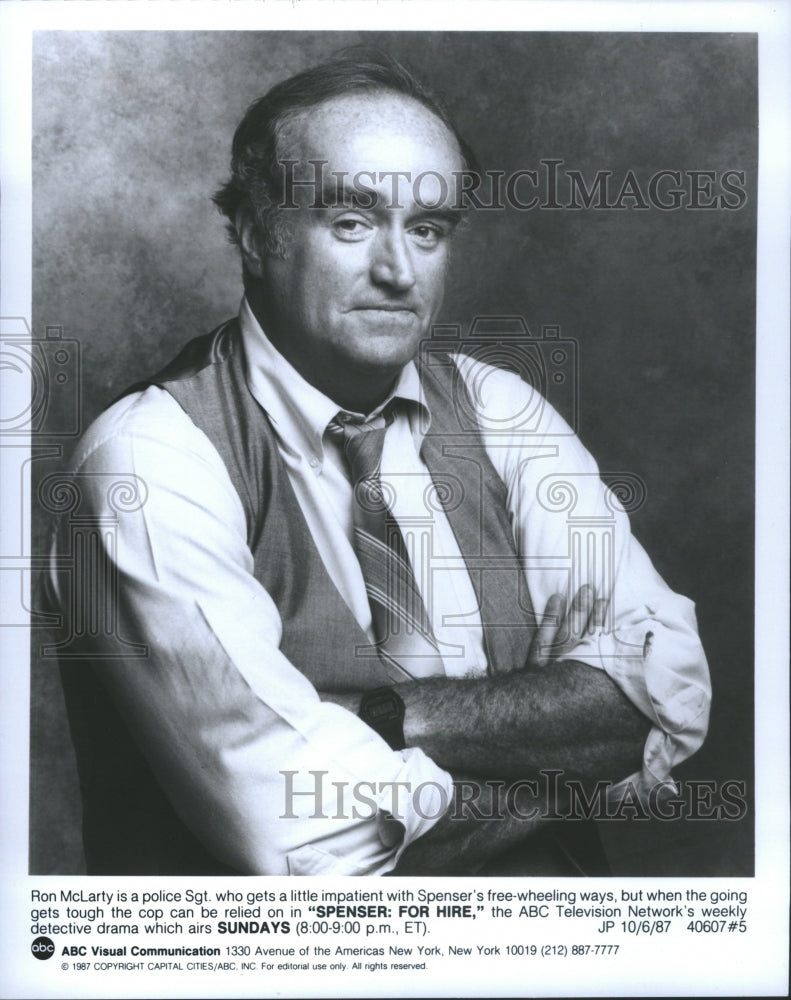 1987 Press Photo Ron McLarty Actor
