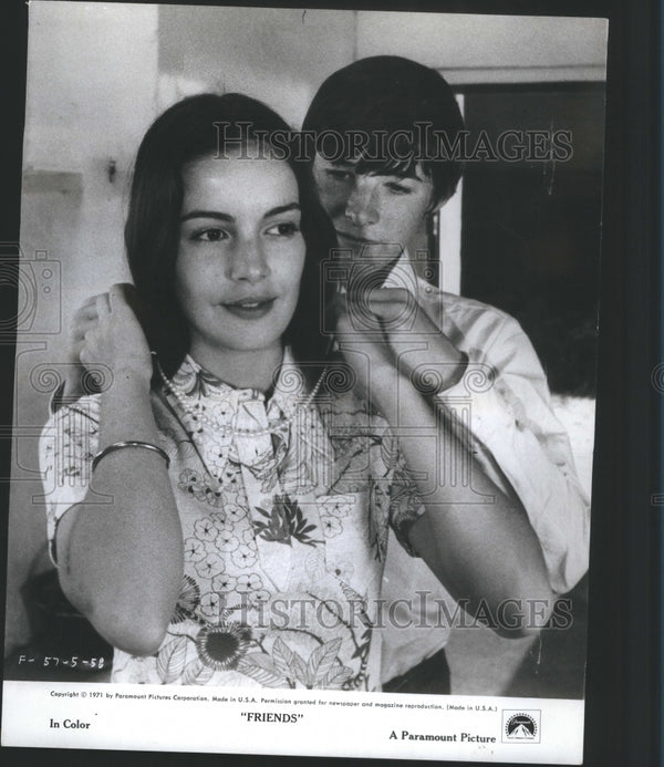 1971 Sean Bury and Anicee Alvina (Actor) Historic Images