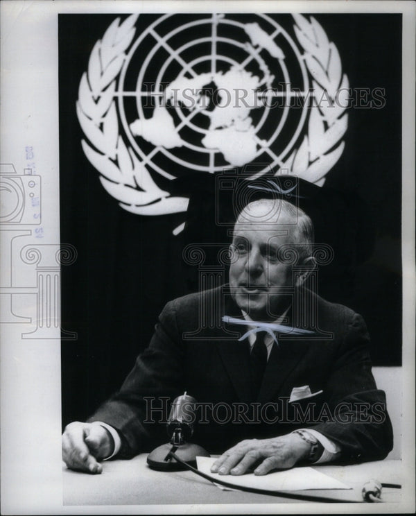 1965 Paul Hoffman Director United Nations Historic Images