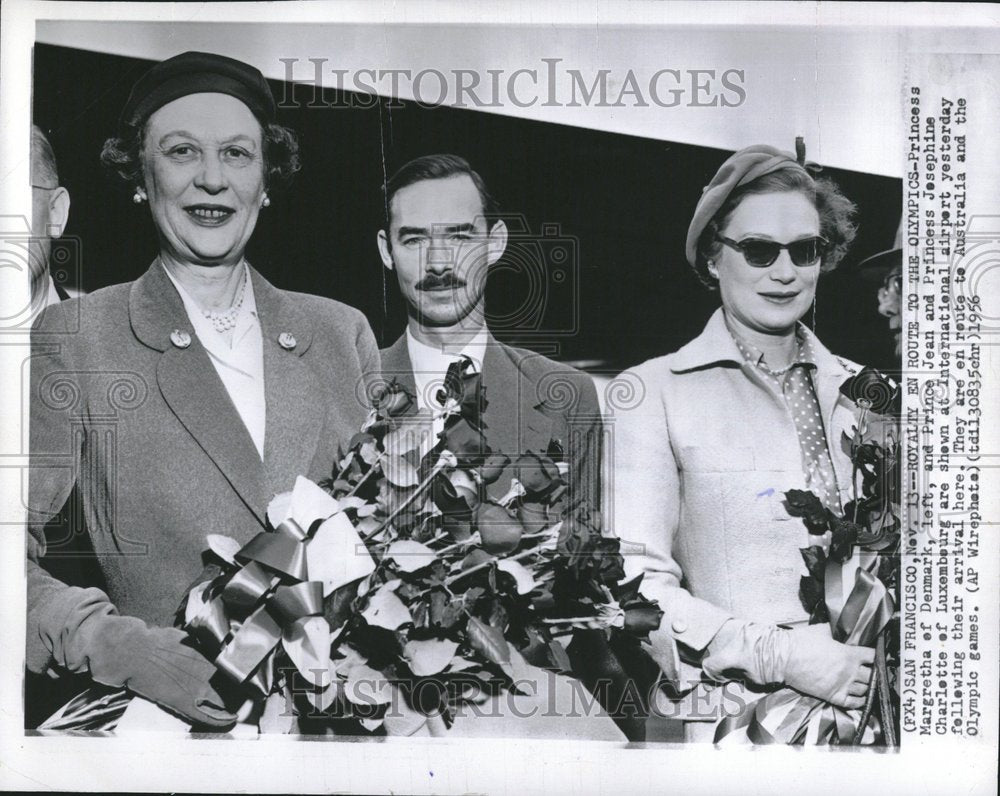 1956 Press Photo Princes Margretha Princess Josephine - RRV24575 - Historic Images