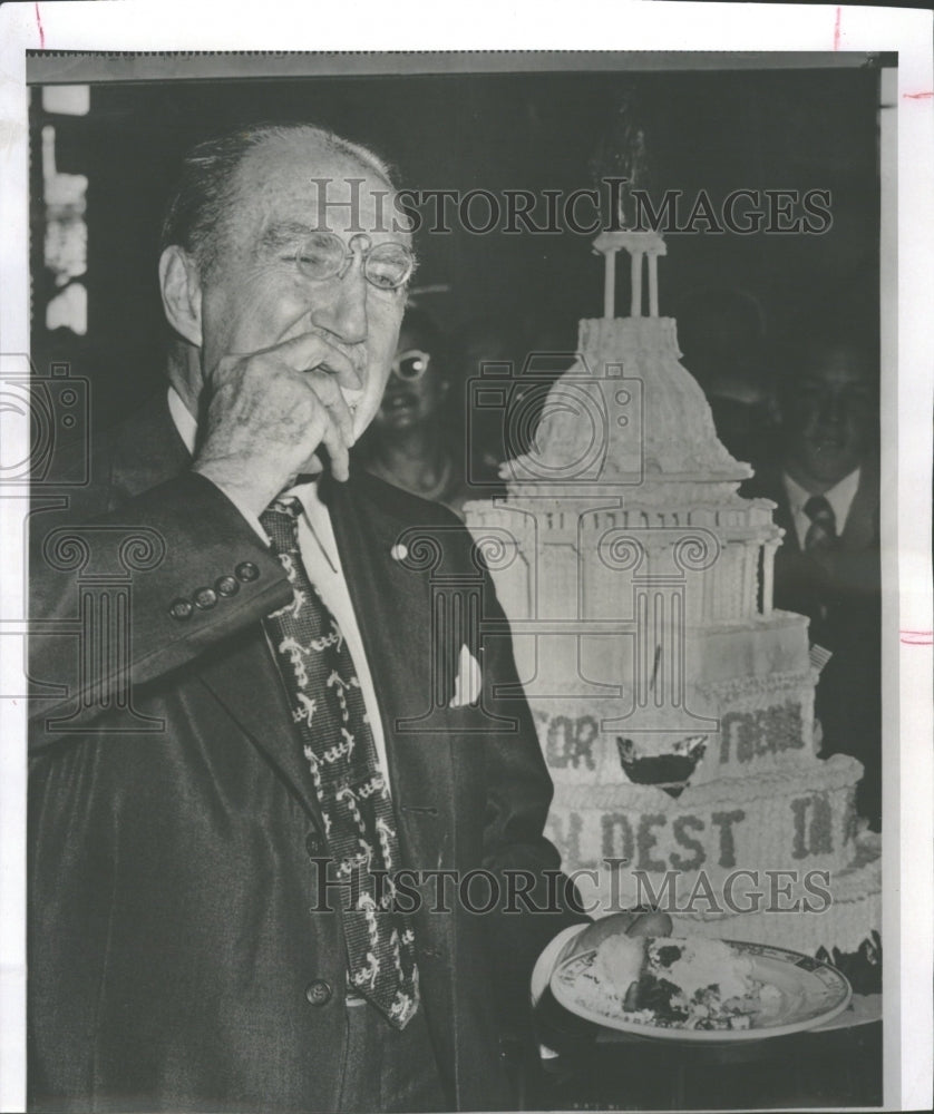1956 Press Photo Theodore Green Oldest Active Senator - RRV30099 - Historic Images
