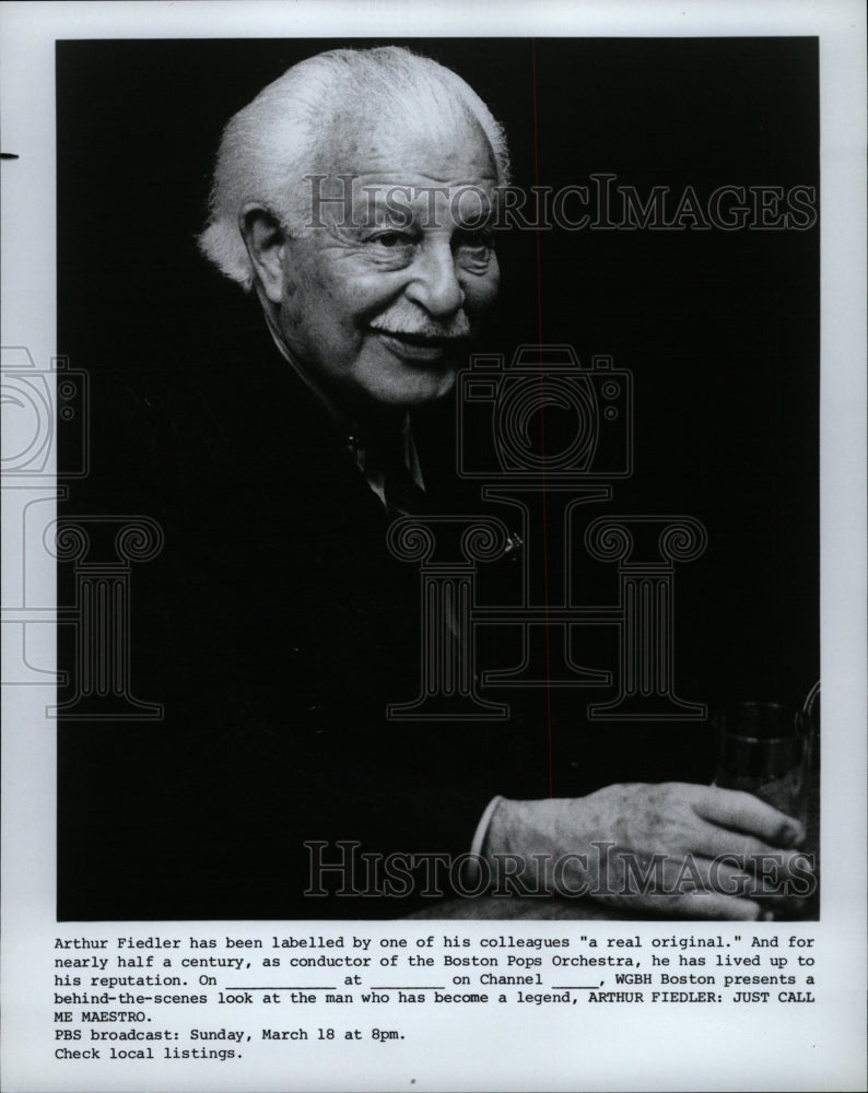 Arthur Fiedler Conductor of Boston Pop Orchestra. - RRW11223 - Historic Images