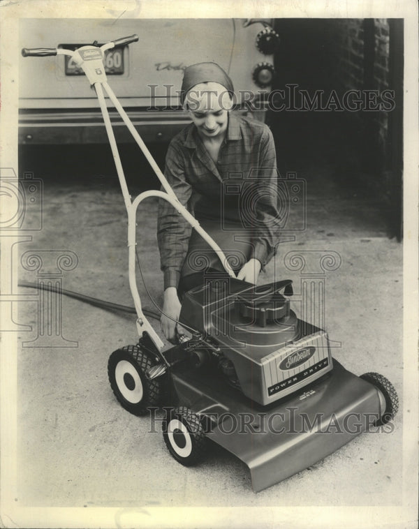 1969 Press Photo Black Decker Battery Powered Mower - RRW35961