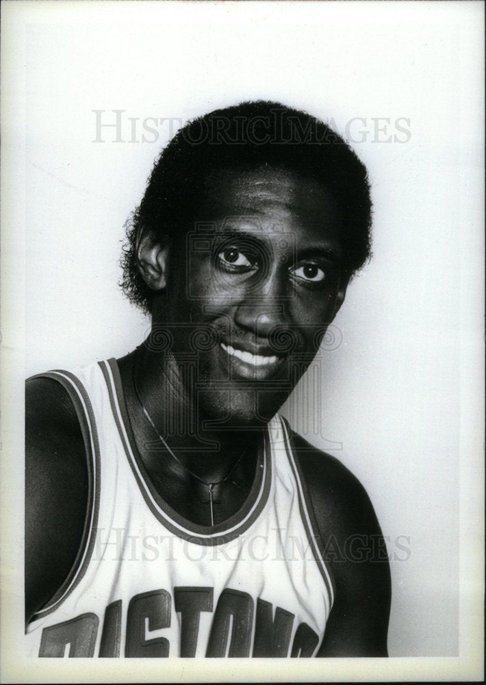 Press Photo Ray Tolbert Basketball Player Det Pistons - Historic Images