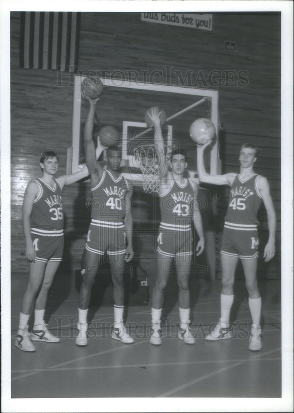 1987 Marist College Basketball team Historic Images