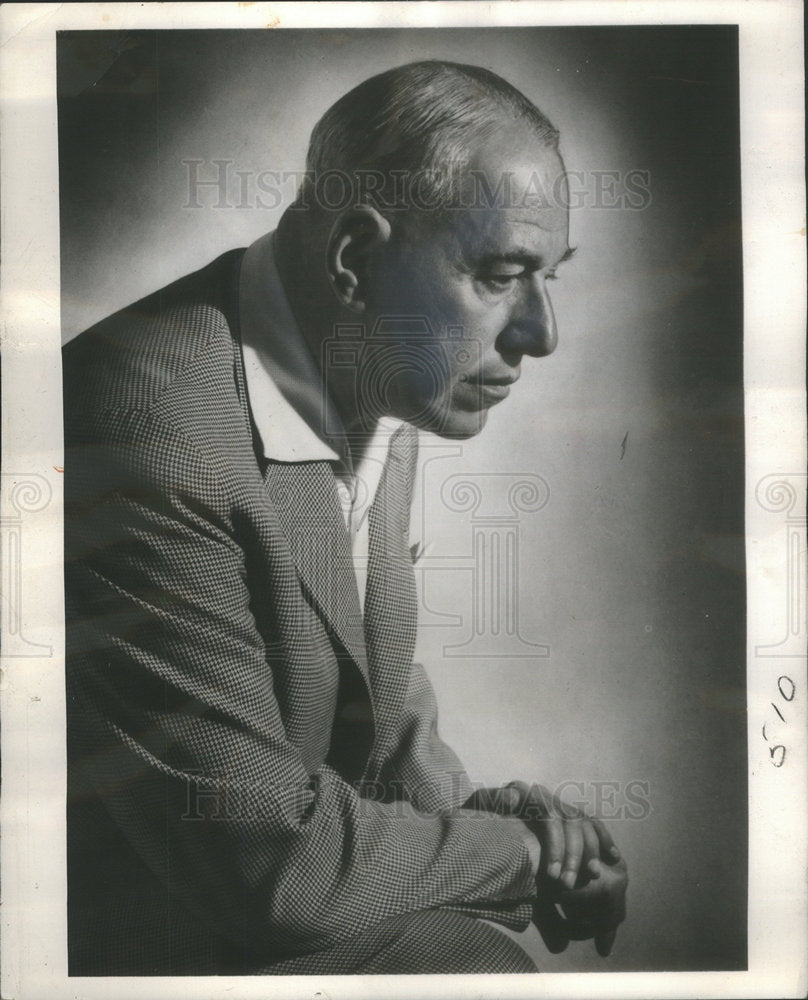 1960 Press Photo Lovro von Matacic Croatian Conductor Composer - Historic Images