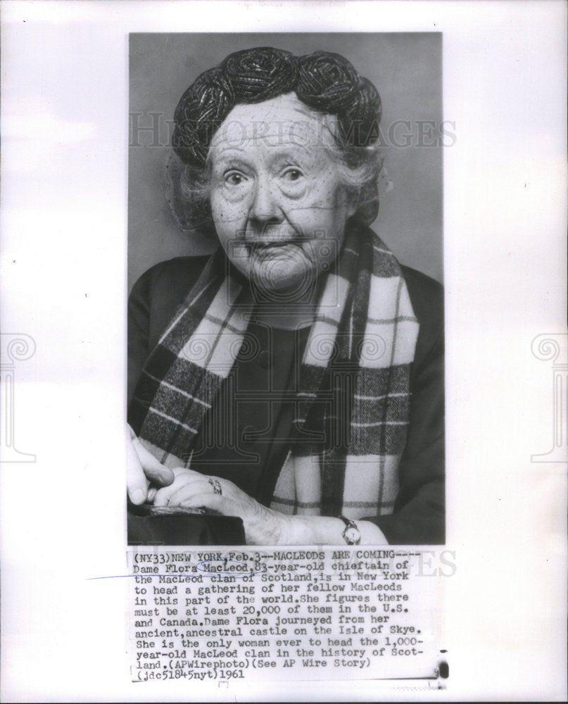 1961 Dame Flora MacLeod - Historic Images